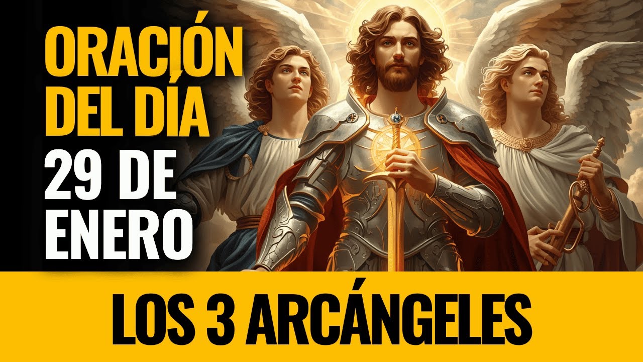 ¡Los 3 Arcángeles te cubren con paz, bendición y protección! Ruega con fe