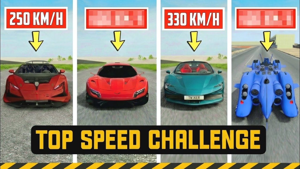 Which Supercar Has More Top Speed? | Beamngdrive #3