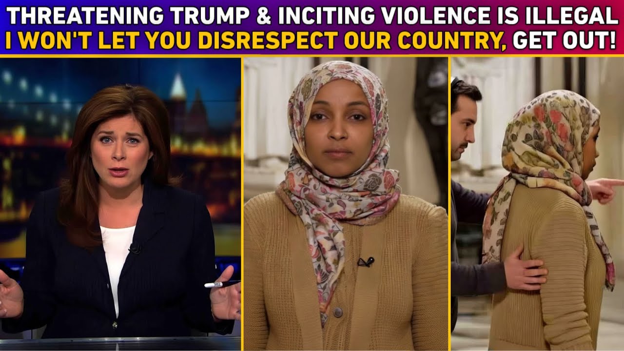 Ilhan Omar Interview Ends IMMEDIATELY After Trump Threat Said LIVE ON TV