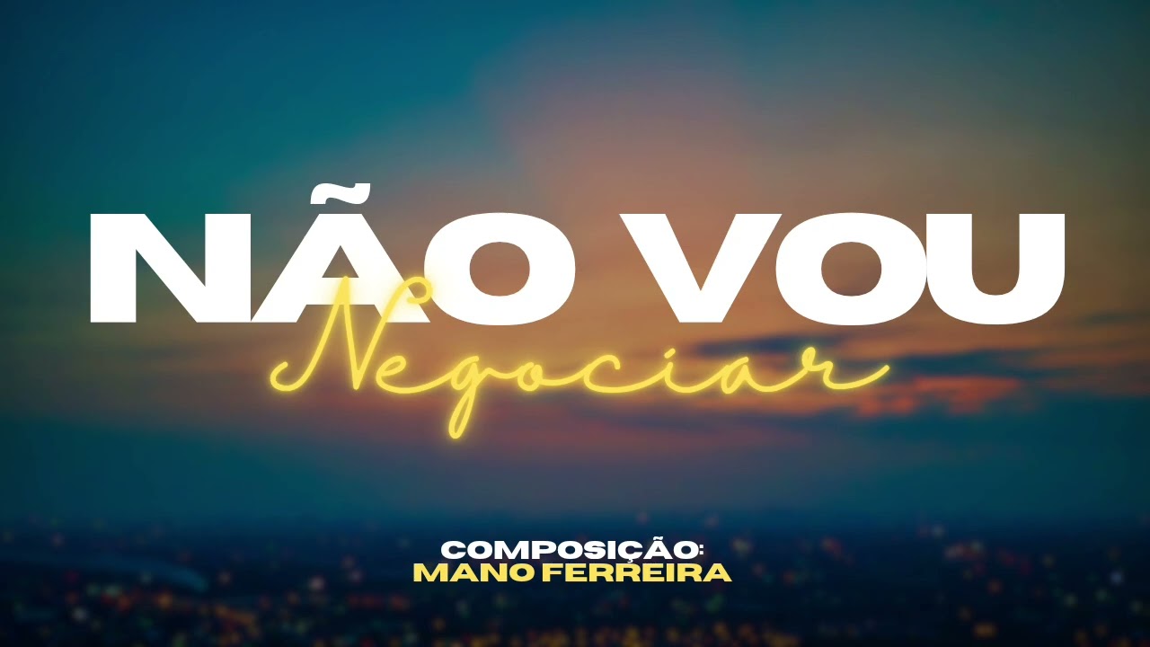 Não vou negociar/mf