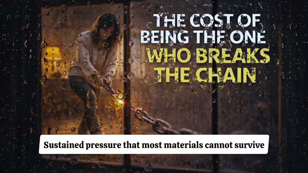 The Cost of Being the One Who Breaks the Chain What No One Warns You About
