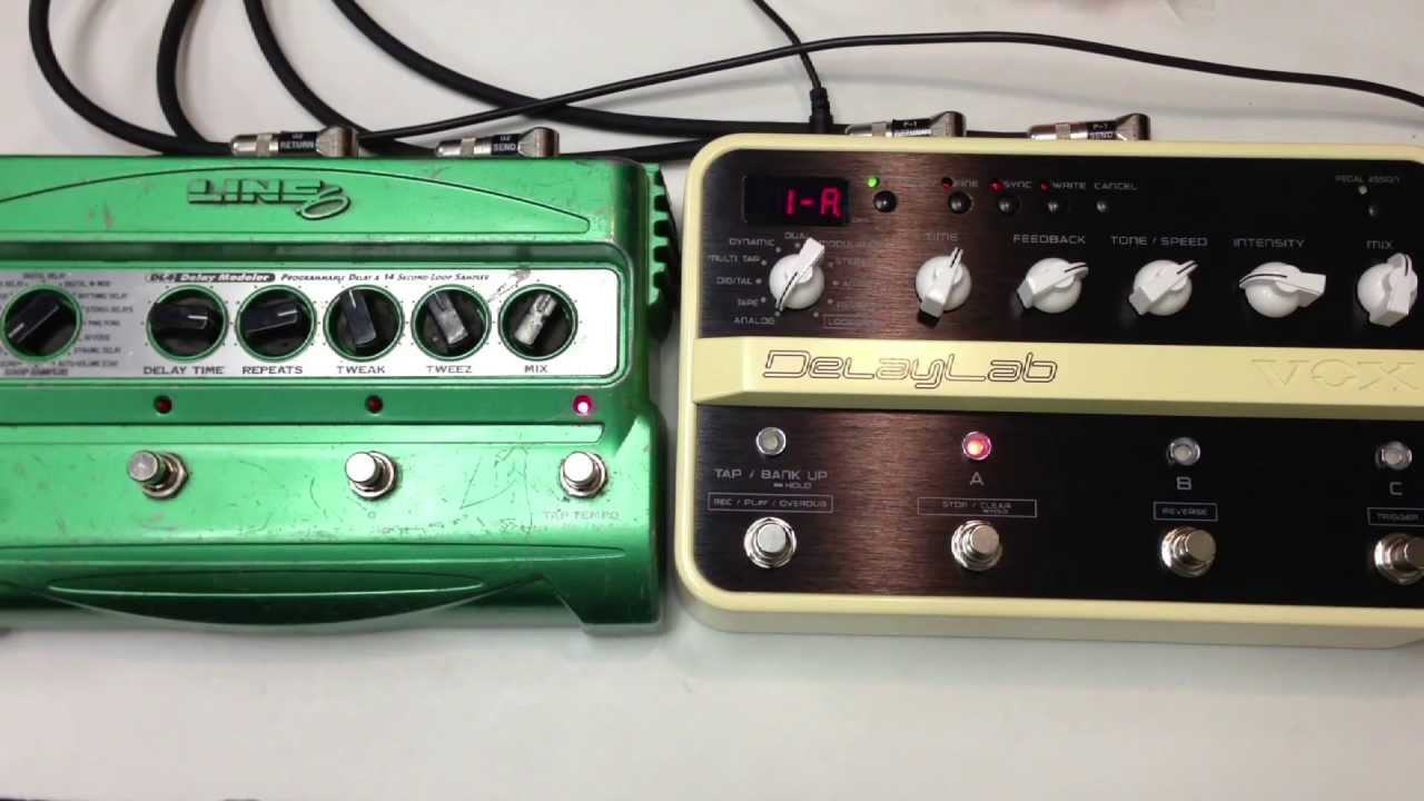 Line 6 DL4 vs Vox Delay Lab Digital Delay