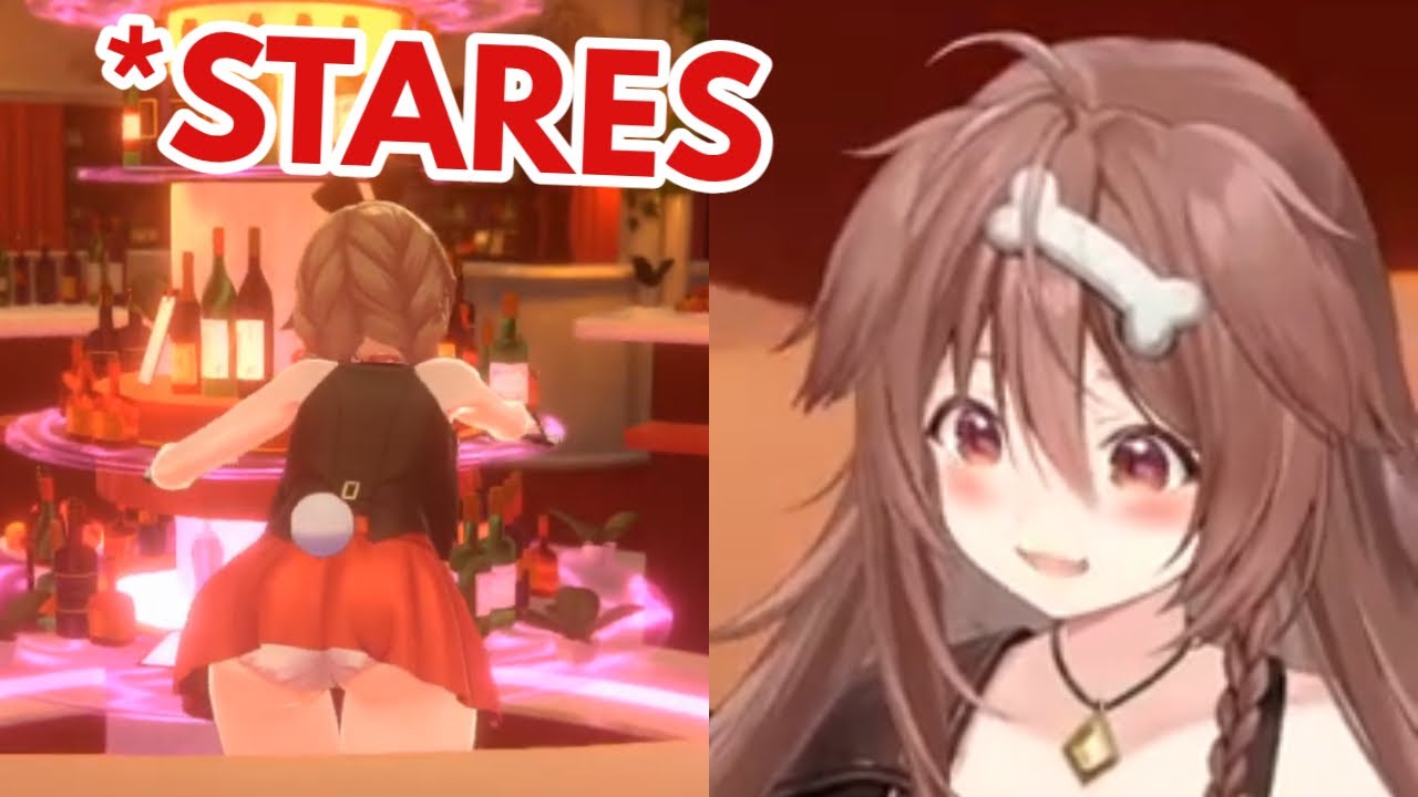 Korone Just Looking At This Girl's Pantsu To Heal Her Soul