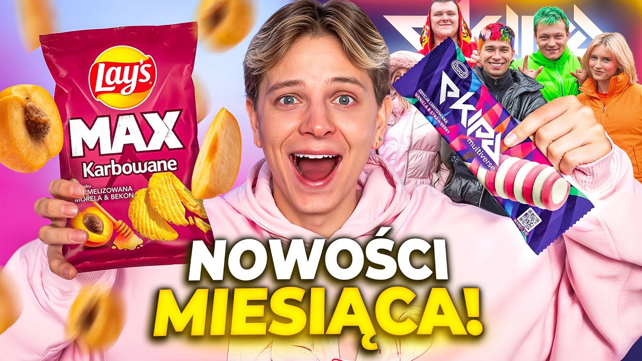 LODY BAZA vs LODY EKIPY?!😱🍬 TESTUJĘ NOWOŚCI SŁODYCZOWE Z MARCA | Dominik Rupiński