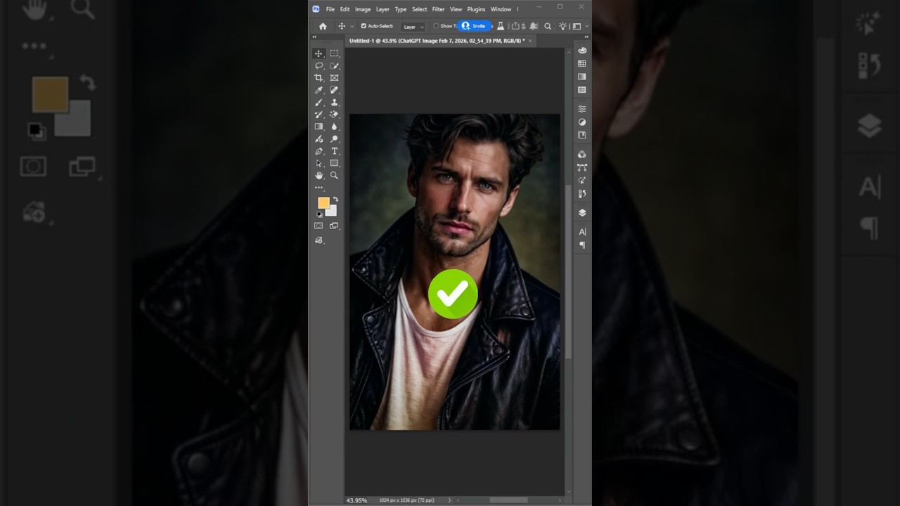 Photoshop 2026 Tips - How to convert black & white image in Color Image #vipulgraphics