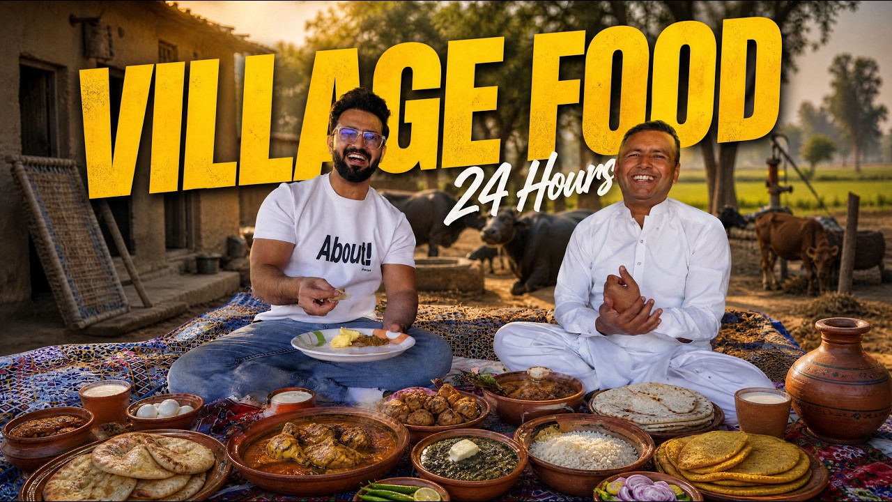 24 Hours in a Village on the INDIA-PAKISTAN Border 🇵🇰 Mubashir Saddique's Real Village Food Secrets