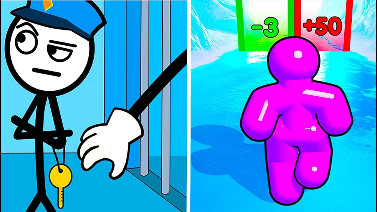 Tall Man Run Vs Thief Puzzle Vs Tall Man Run ✅💚✅ Walkthrough Hard Levels Top Tiktok Gameplay BA9837