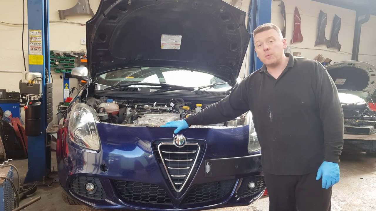 Alfa Romeo Giulietta front bumper removal guide.