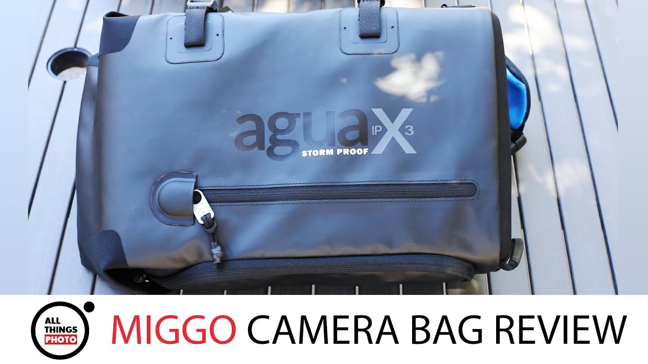 Miggo Storm Proof Camera Bag Review &ndash; Aqua Versa Backpack 90 and Aqua Sling Bag 60