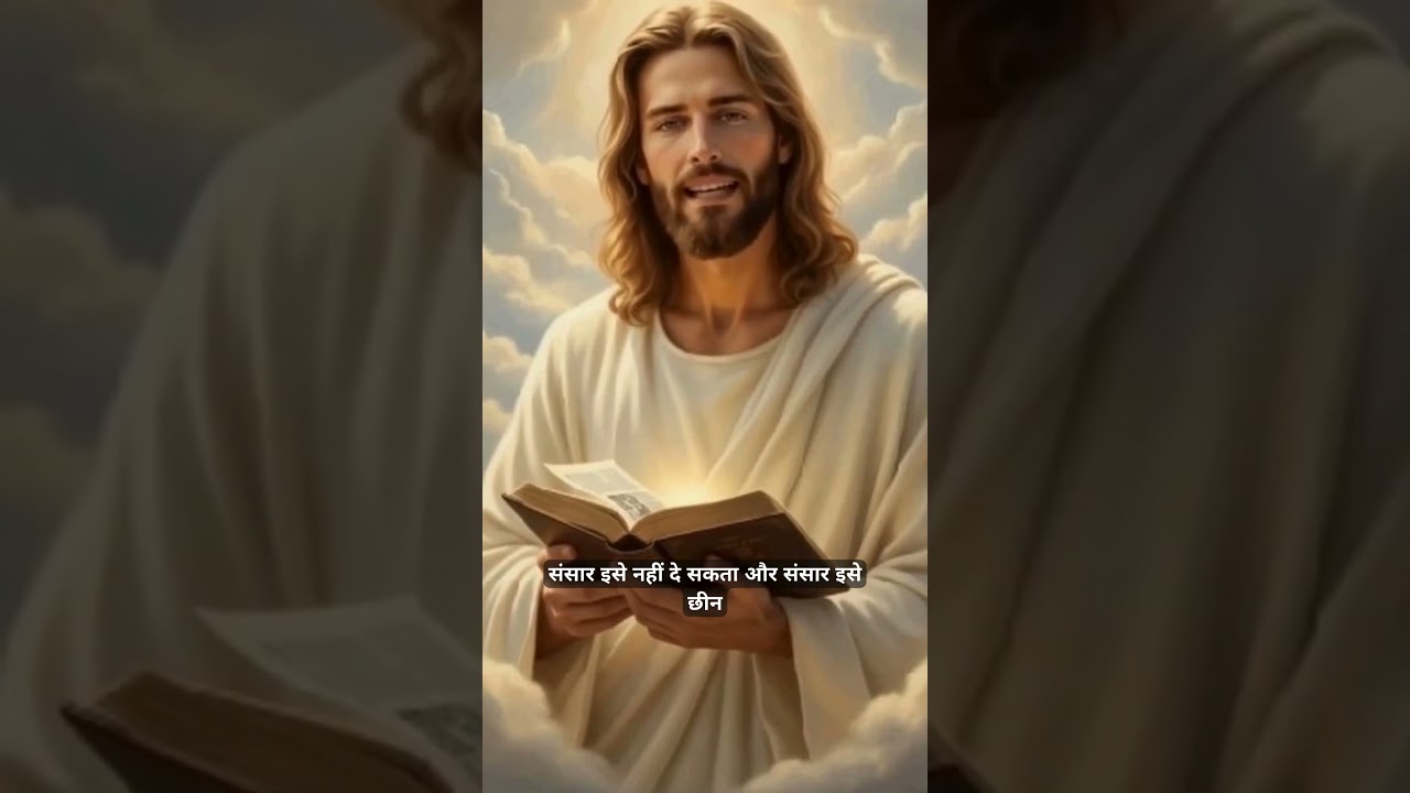 &ldquo;यह शांति केवल यीशु दे सकते हैं&rdquo; #jesuschrist #love #motivation #christian #faith #holyspirit #jesus