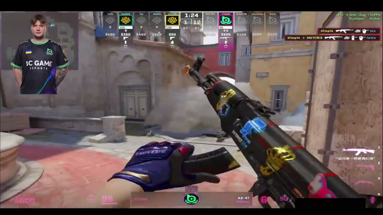 s1mple with an EASY 1v4 vs Legacy in IEM Krakow 2026