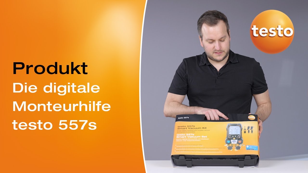 Vorstellung der digitalen Monteurhilfe testo 557s: Produktvideo