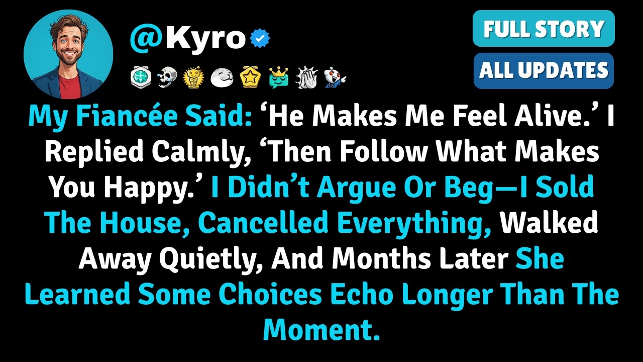My Fiancée Said: ‘He Makes Me Feel Alive.’ I Replied Calmly, ‘Then Follow What... - Reddit Stories