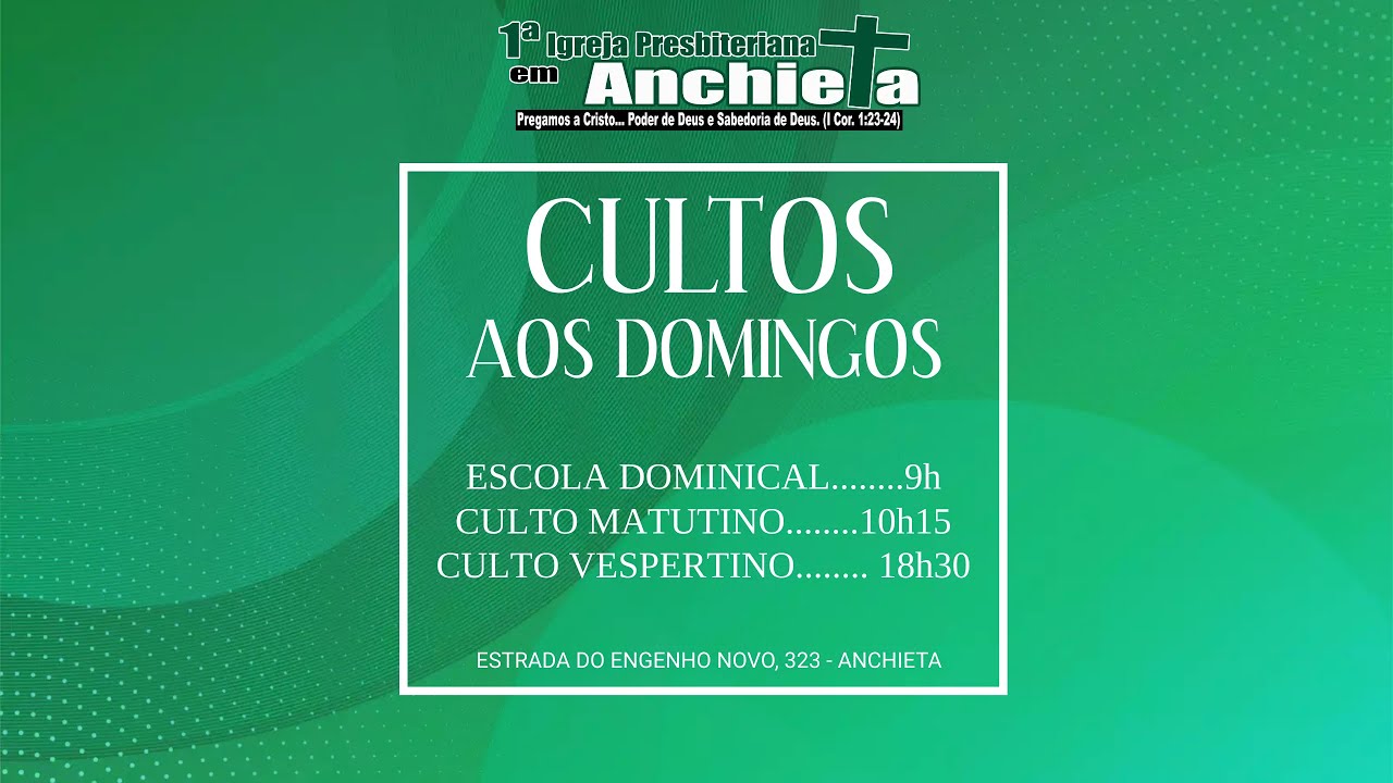 Culto de Gratidão - 90 Anos  da 1ª Igreja Presbiteriana em Anchieta - 07/02/2026