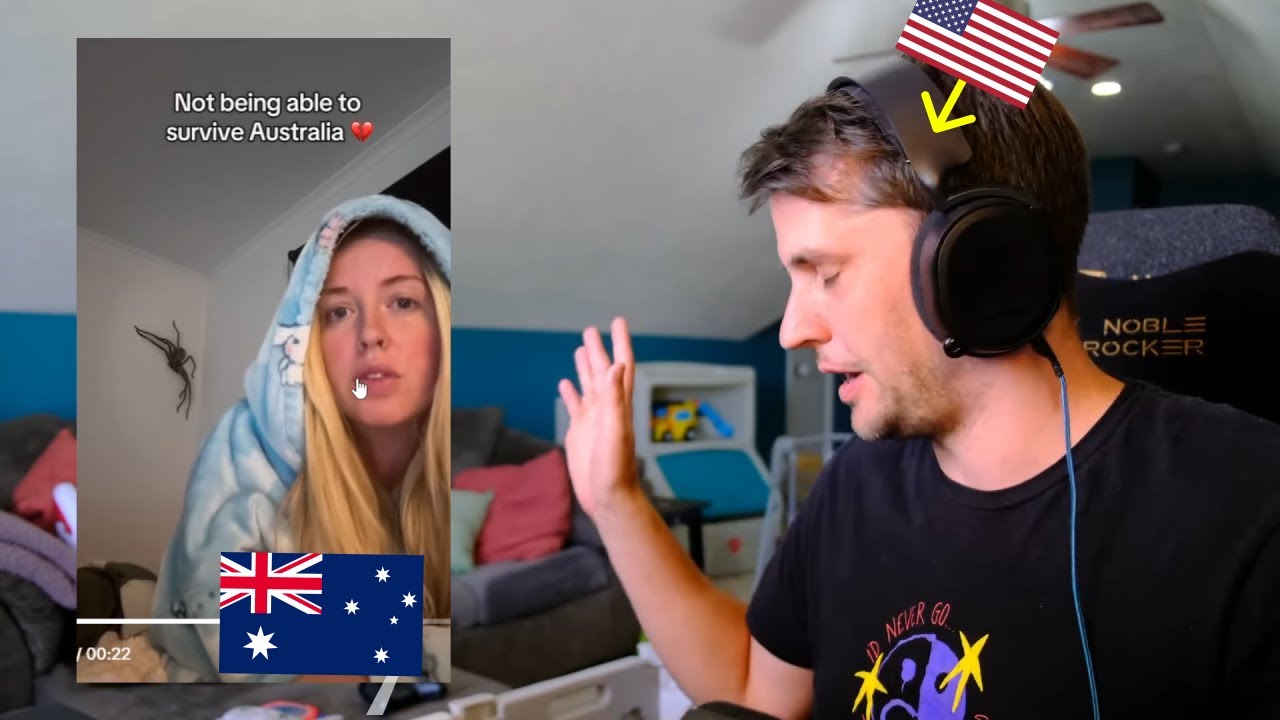 American Reacts to ONLY IN AUSTRALIA TikTok compilation