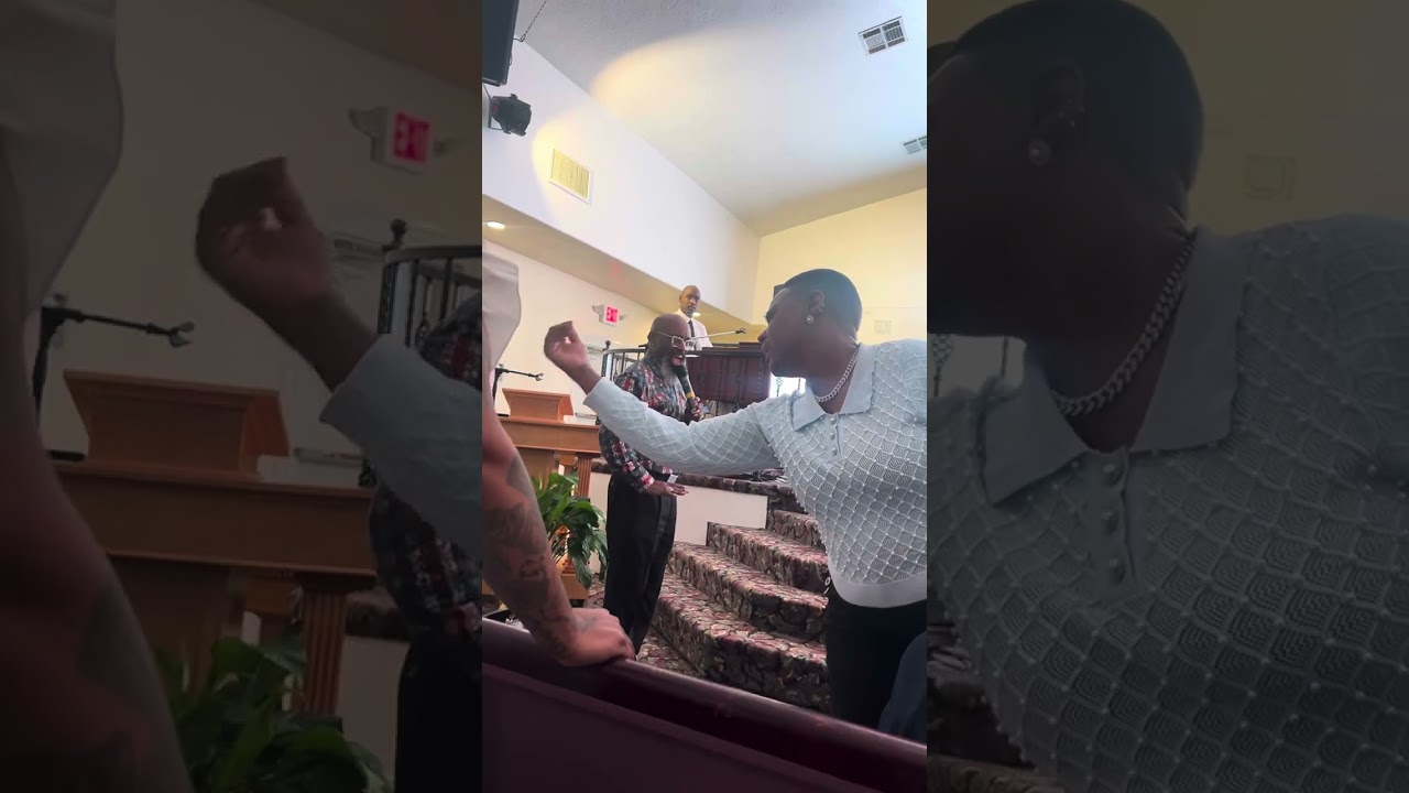 Billy Ray Grant Jr. had to sing for the sweetest lady ever Mrs. Ruthell Tims - Francis