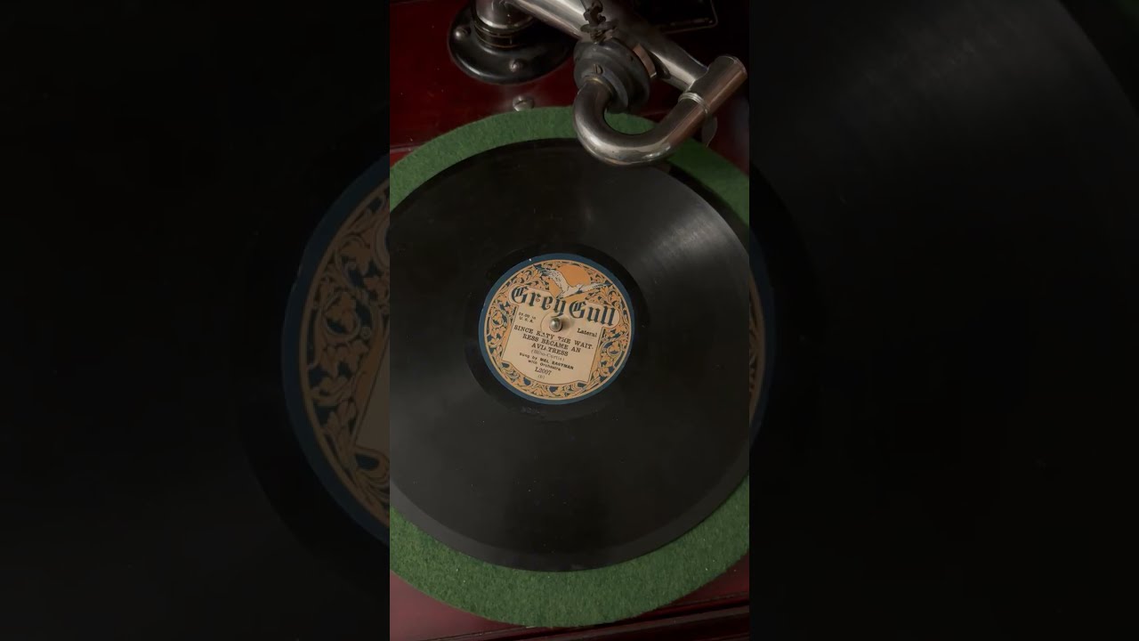 Since Katy the Waitress Became an Aviatriss WITH LYRICS.  Very rare 78 RMP shellac record