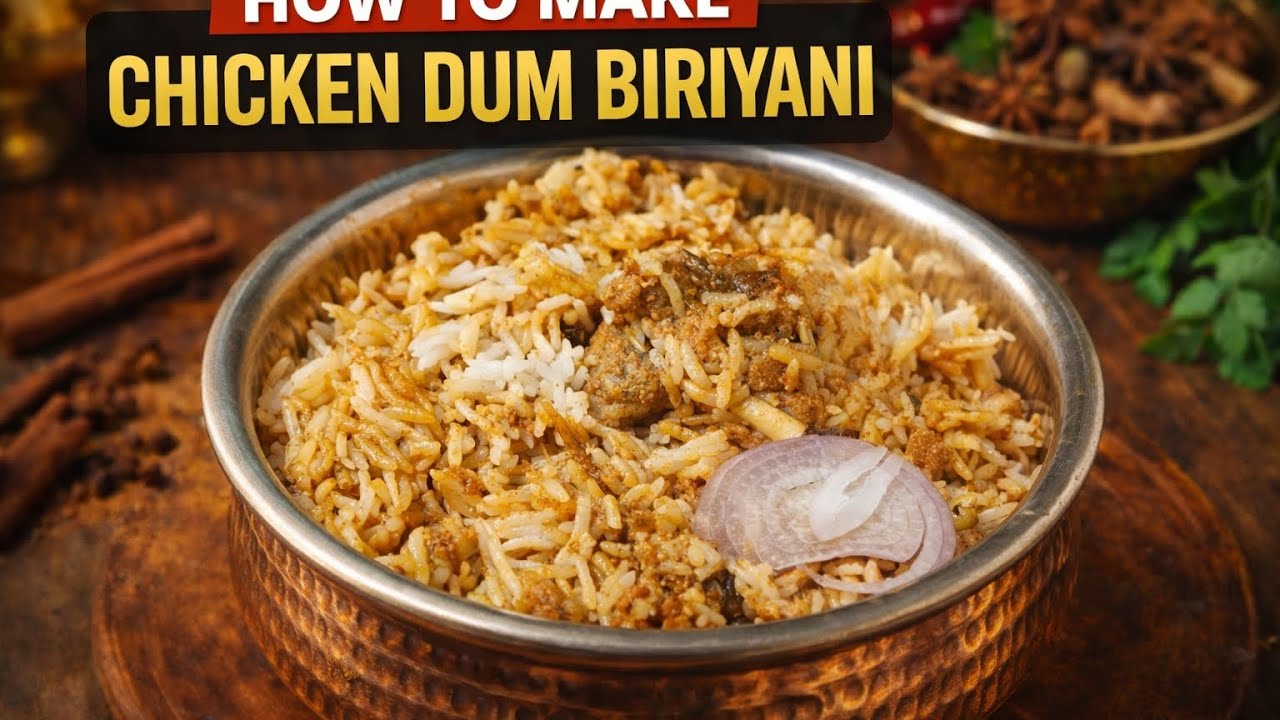 Chicken 🐔🐔🍗 dum biriyani recipe tasty 😋😋😋 tasty 