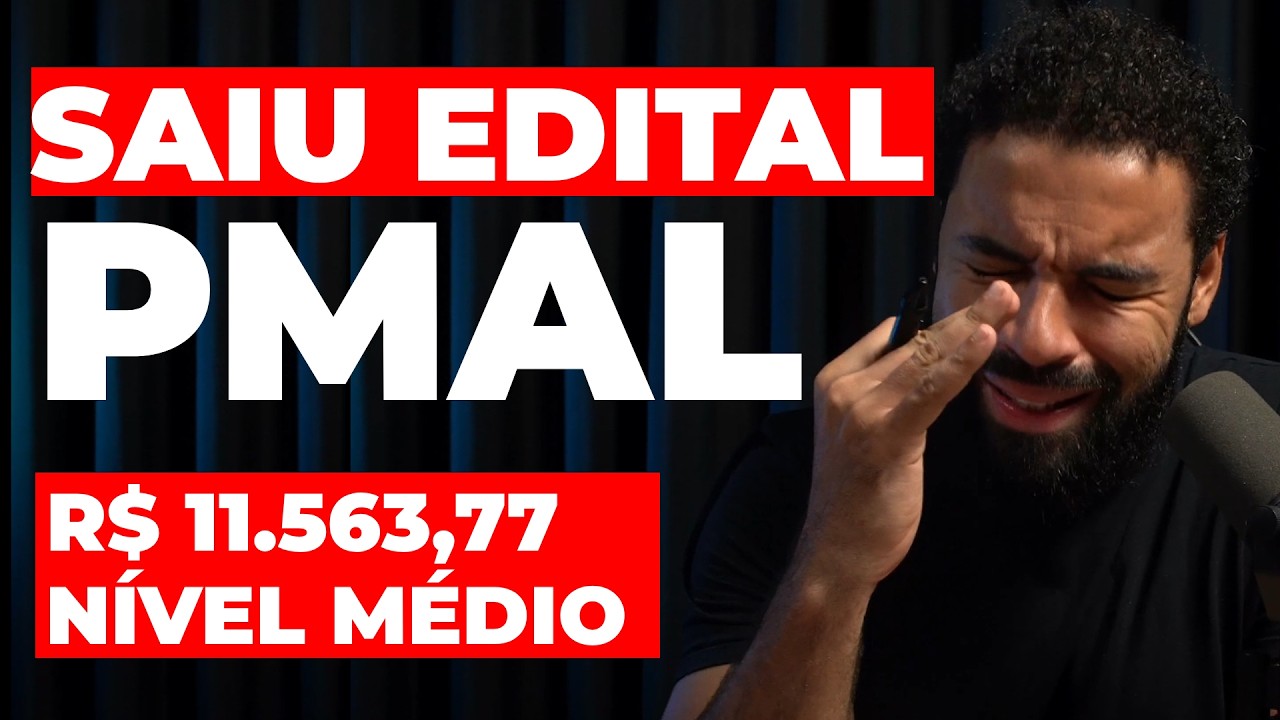 Saiu Concurso PMAL 2026! 1.060 Vagas + Sal&aacute;rio de R$11 MIL (VEJA AGORA)