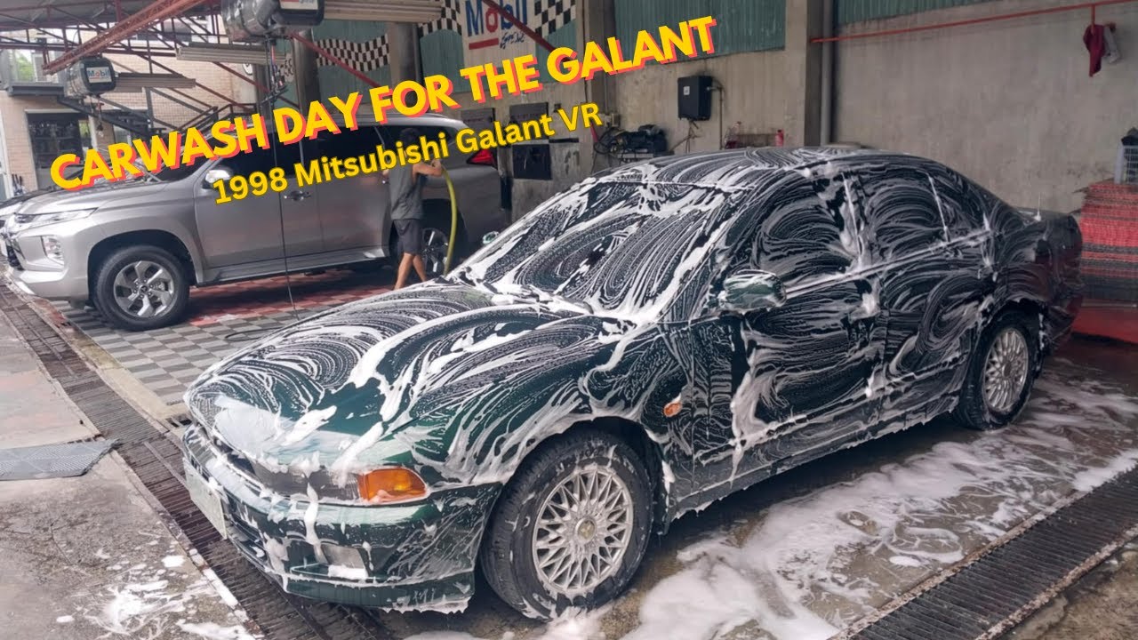 CAR WASH DAY FOR THE 1999 MITSUBISHI GALANT VR SHARK