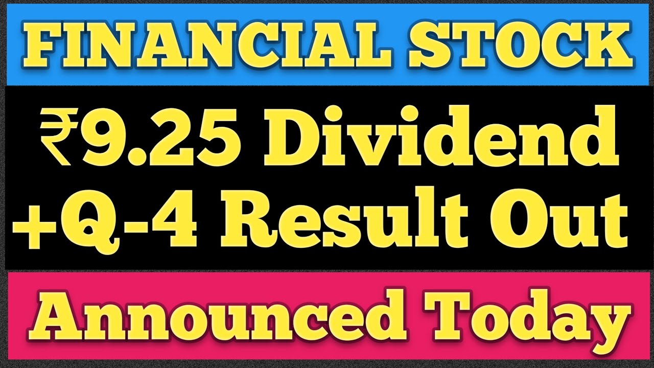 ₹9.25 Dividend Declared Today|Best Dividend shares#stockmarket#dividendstocks#sharestobuynow#bonus