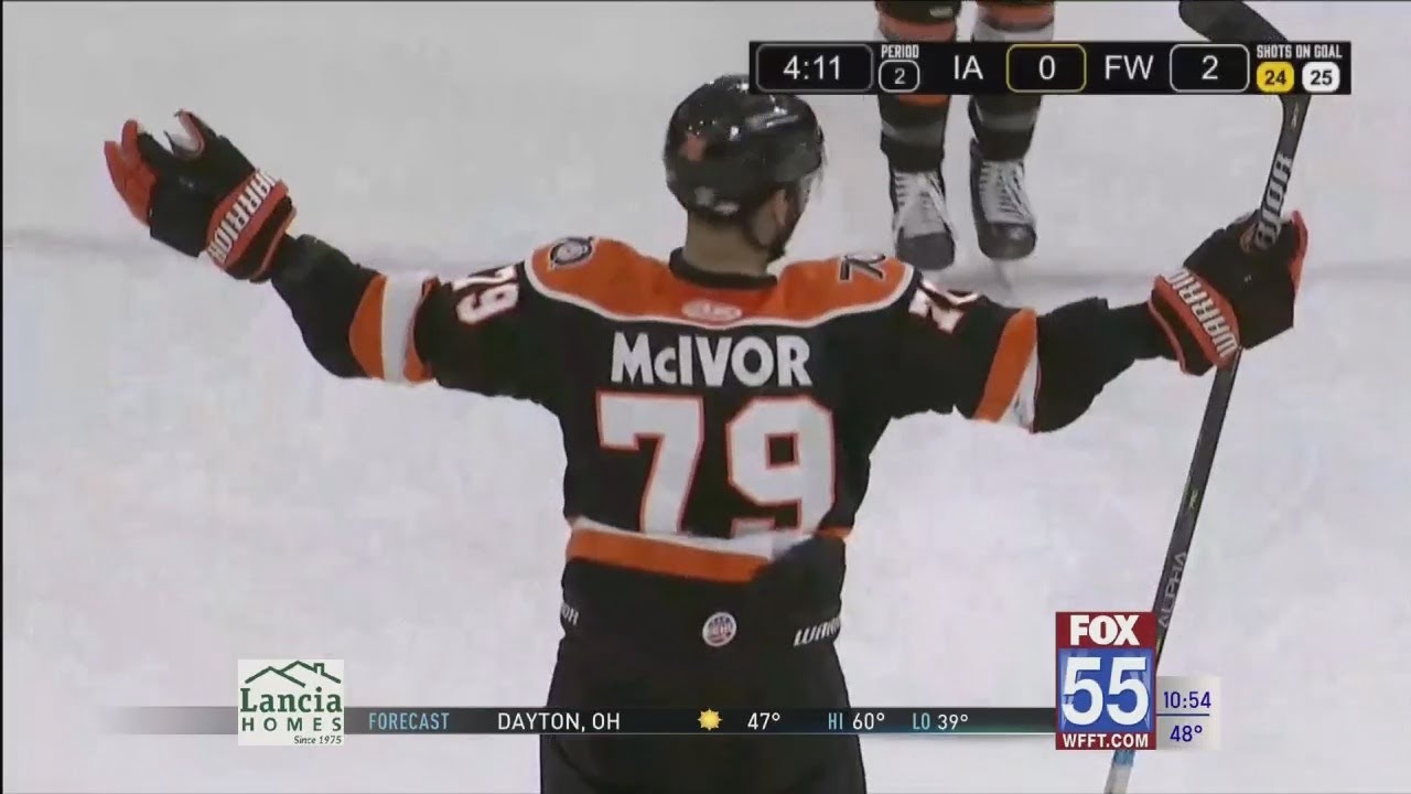 McIvor loaned to AHL's Ontario Reign