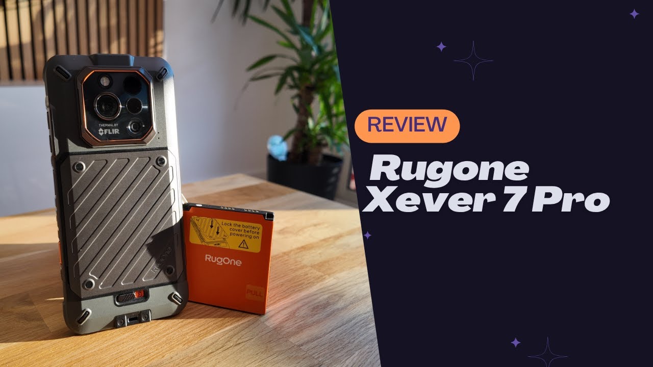 Test du Rugone Xever 7 Pro (Batterie interchangeable À CHAUD, Caméra Thermique, etc)