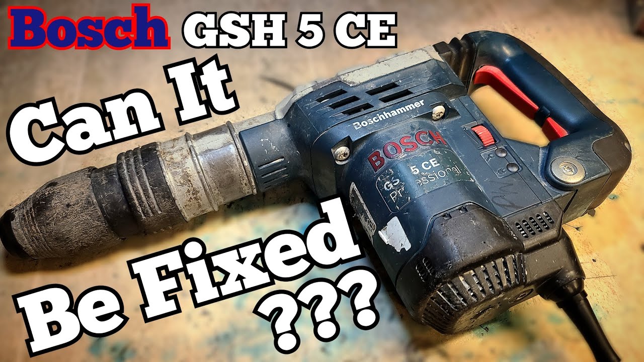 Can it be fixed up again??  Broken Bosch GSH 5 CE Hammer.