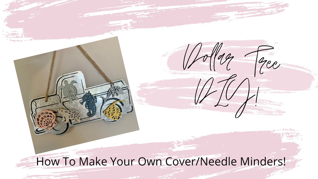 Make Your Own Cover Minders for Diamond Painting! ll Dollar Tree DIY