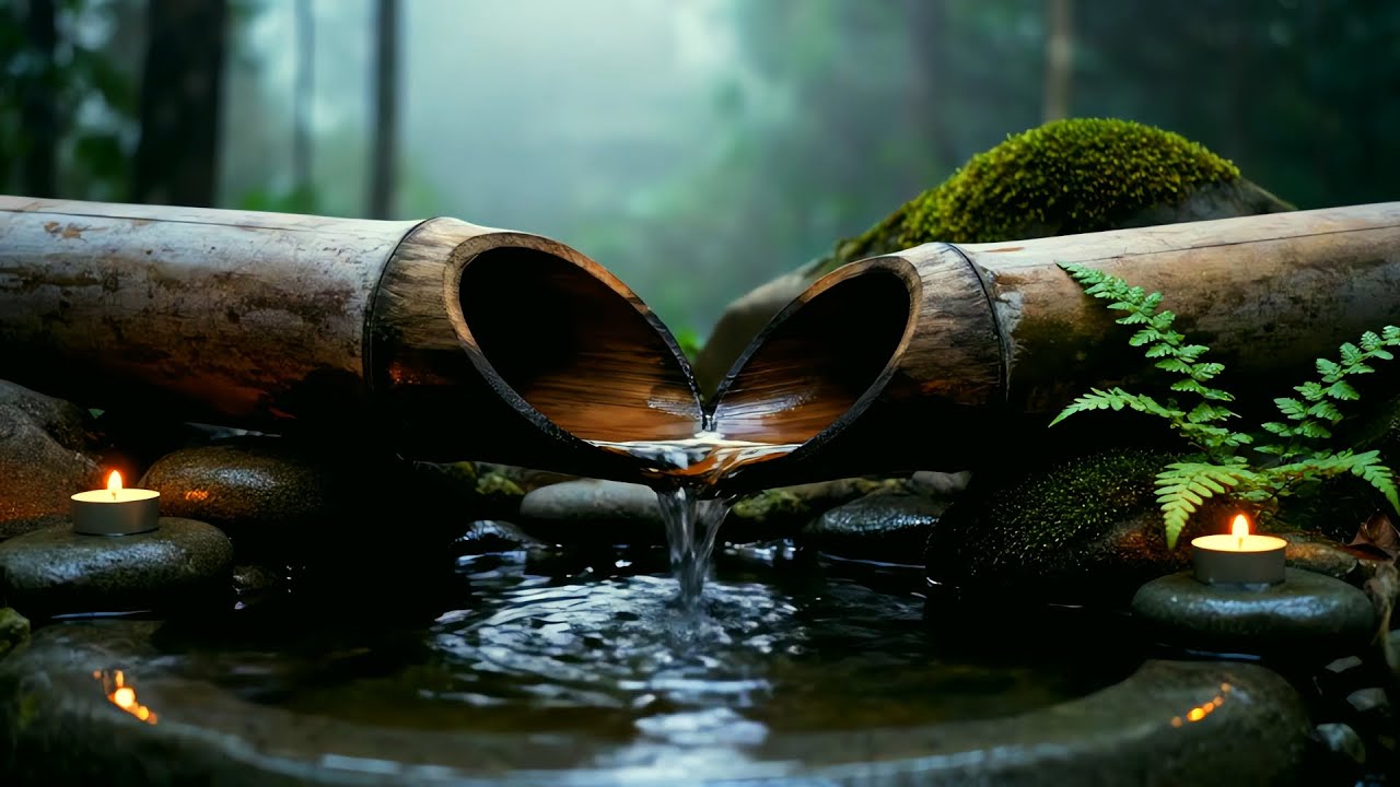 Soft Piano & Natural Water Sounds 🌿 Deep Relaxation for Healing, Sleep & Peace