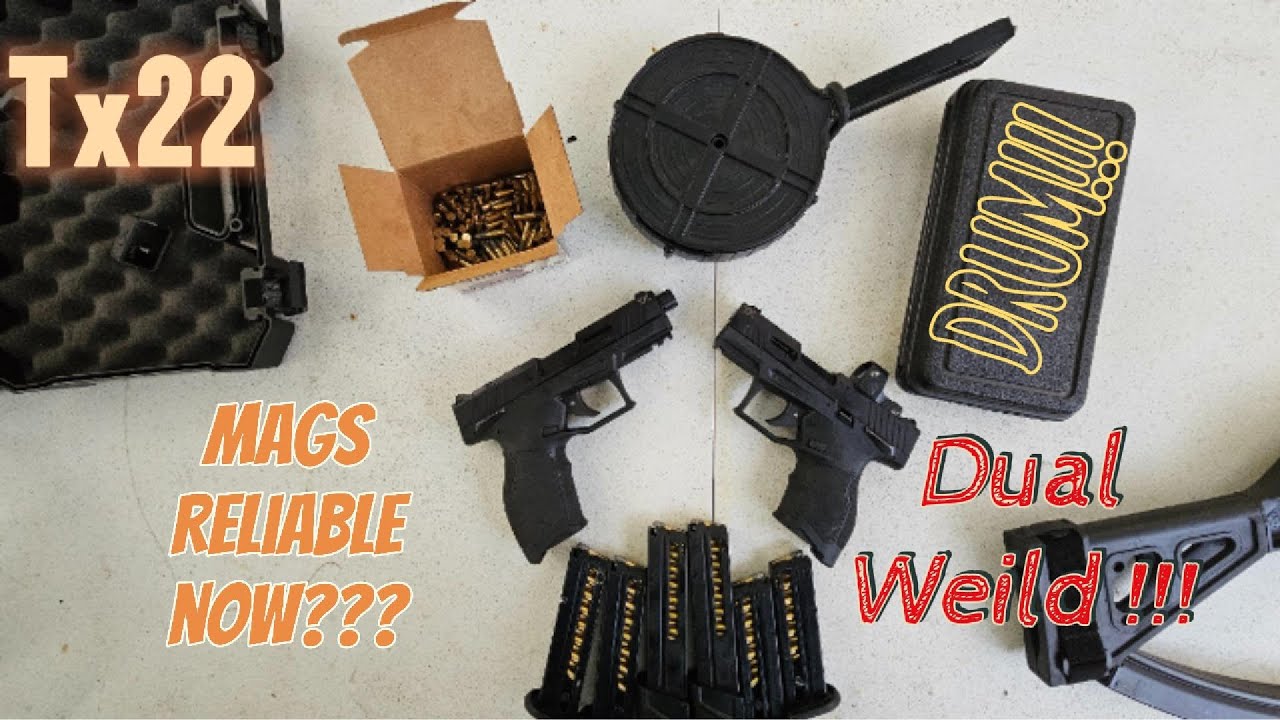 Tx22 F.R.T's are INSANE- Cleaned MAGS, Polished Rails, Drumski, & Dual Wielding 22's!!!!!