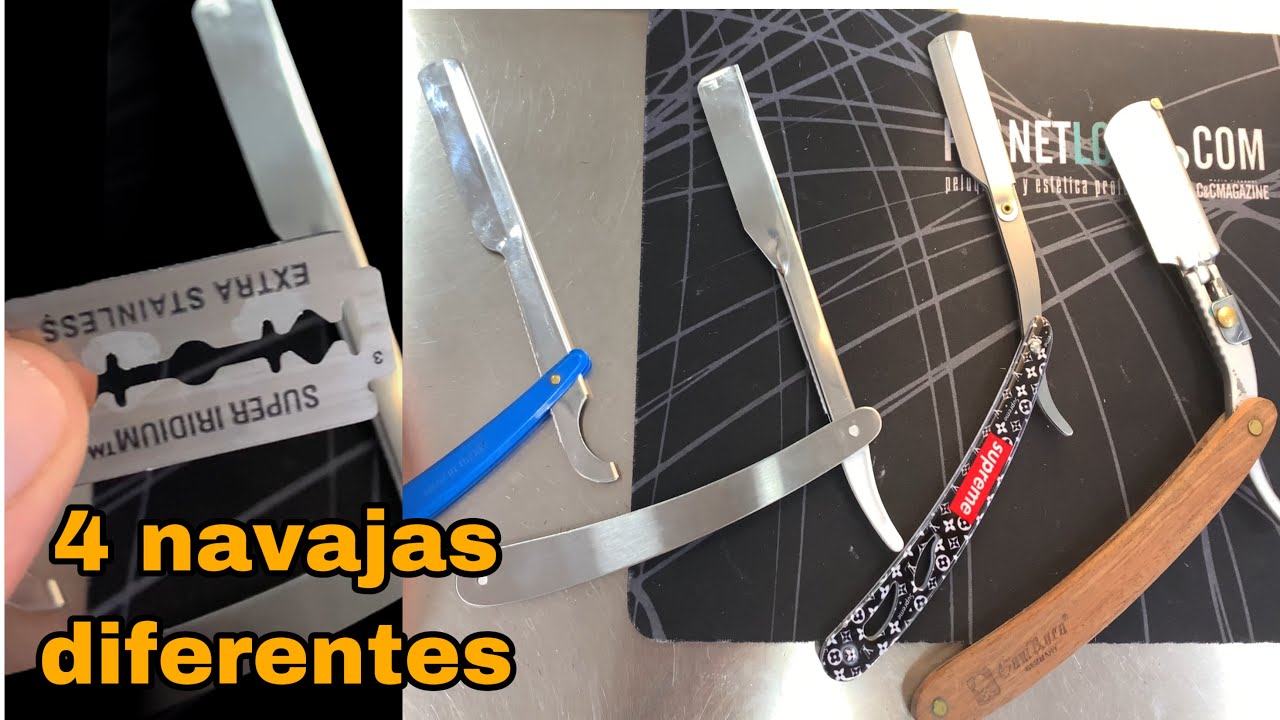 Como cambiar la cuchilla de la navaja de afeitar How to put a blade into a shavette load blade