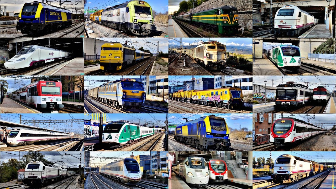 Ferrocarril español / Trenes de España en la Comunidad de Madrid . TRAINSPOTTING ~ TRAINSPOTTER 2023