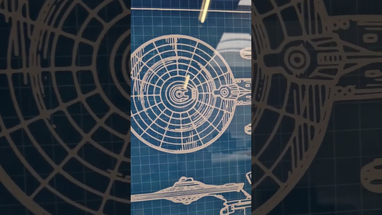 Magic Posters Star Trek USS Enterprise 1981 Patent Print