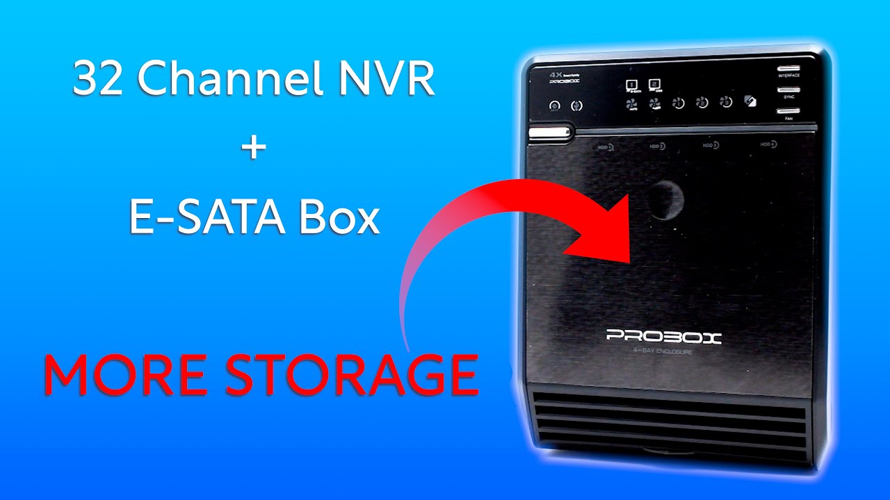 How to add extra storage to your NVR | Montavue + Mediasonic  Probox