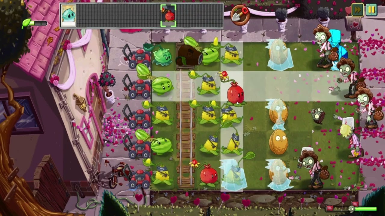 Plants vs Zombies Universe - Travel Log Valenbrainz Level 2