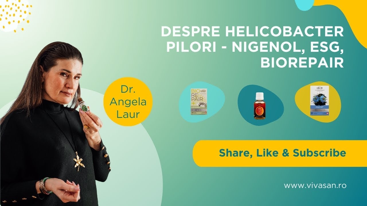 Helicobacter Pylori: Scapă natural, fără antibiotice! #gastrita #remediinaturale