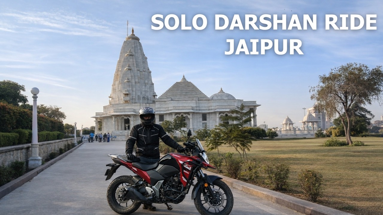 Mandir Darshan Motovlog | Solo Spiritual Journey | RAJASTHAN RIDE | SUZUKI VSTROM SX 250