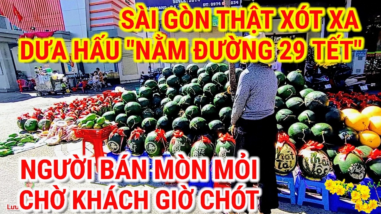 THẬT XÓT XA ! DƯA HẤU 