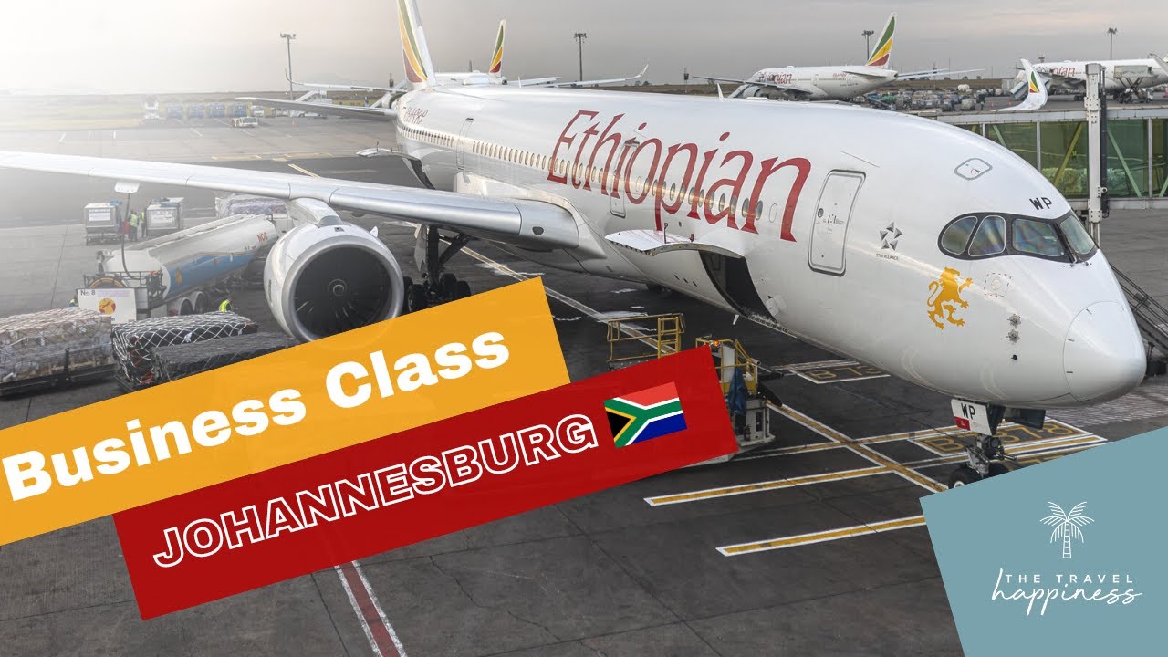 Besser als ihr Ruf? 🤨 ETHIOPIAN AIRLINES A350 Business Class nach Johannesburg 2-2-2 Konfiguration