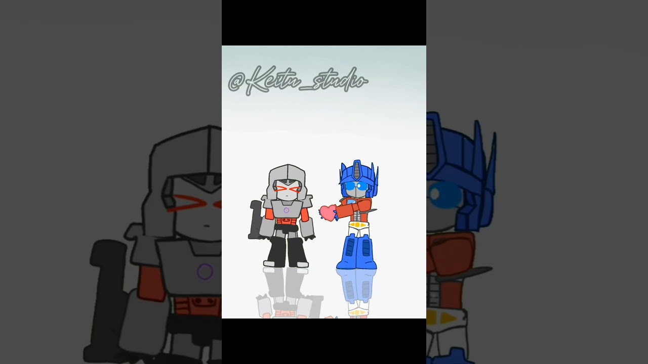 Optimus and Megatron) #g1 #tf #art #optimus #megatron #megaop