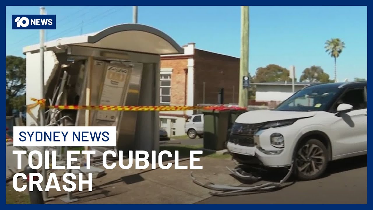 Sydney Woman Escapes Terrifying Public Toilet Cubicle Crash | 10 News