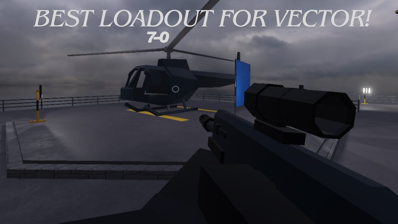 [ROBLOX] BEST LOADOUT FOR VECTOR! [OPERATION ONE]