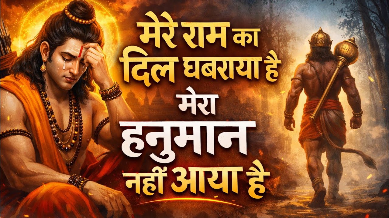 😭Mere Ram ka Dil ghabraya Hai🙏ll मेरे राम का दिल घबराया है 🙏ll#bajrangbali #viralvideo #trending