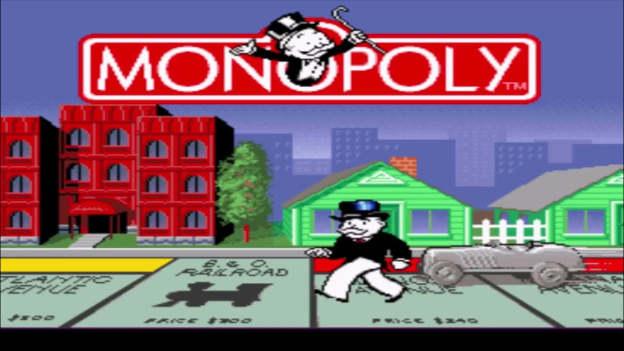Jugando al Monopoly (SNES) de Nintendo © 1991 🤗💵🎲🎲🎮 | PlayStation 2 [PS2] (Gameplay)