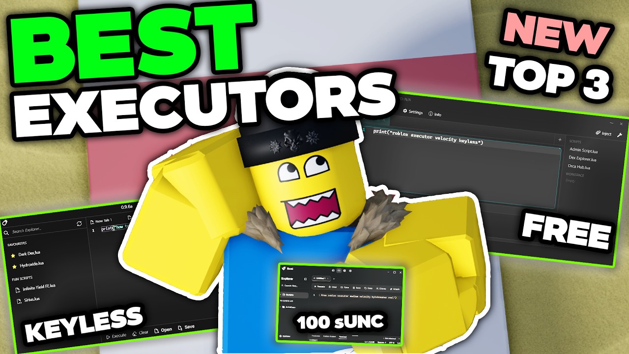 TOP 3 FREE Roblox Executors STILL Working After Update 2026 &ndash; Velocity, Real & ByteBreaker