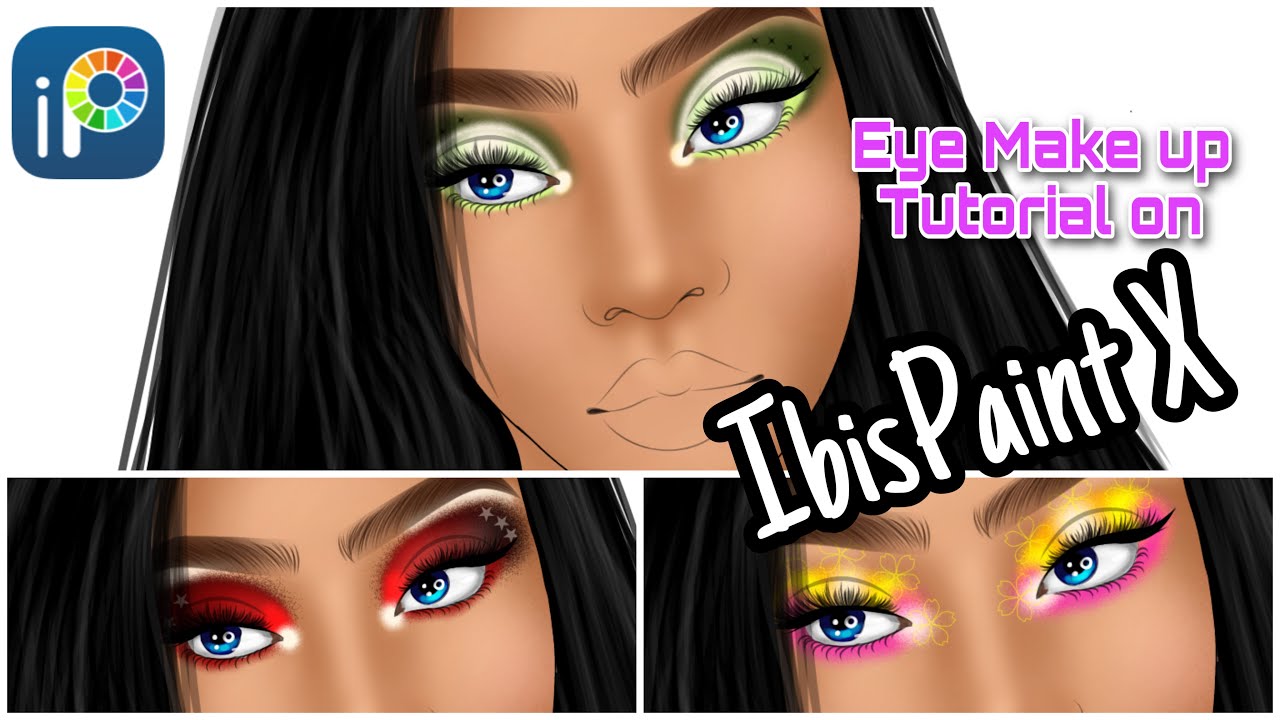 Cartoon Tutorial on IbisPaint X // Eye MakeUp