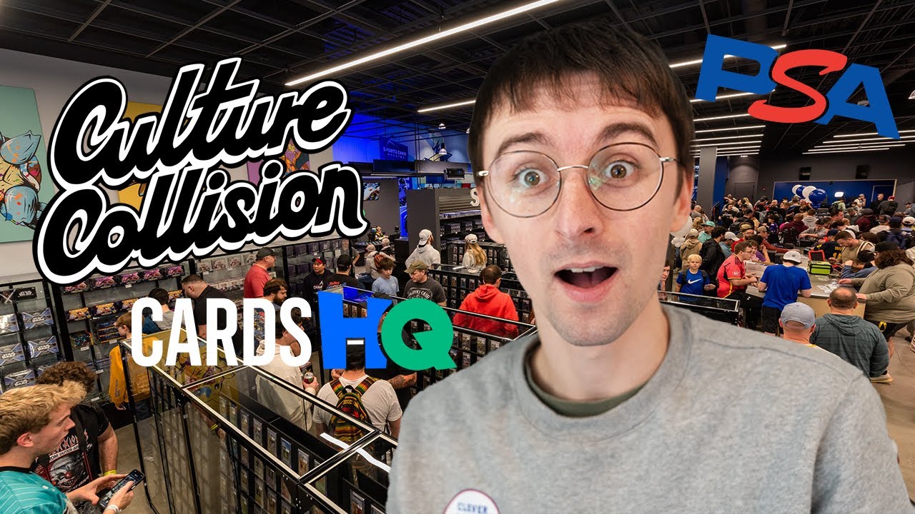 Culture Collision Recap, CardsHQ Tour, New Collector Challenge Update AND PSA Submission Reveal 😱