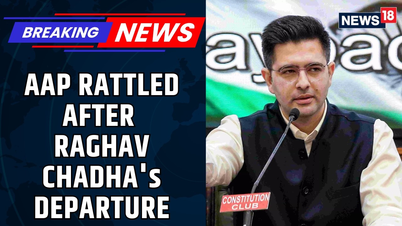 Raghav Chadha Leads AAP MPs to BJP? Legal Battle Over Merger & Disqualification Begins | News18