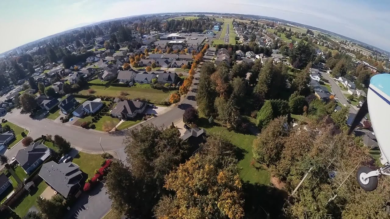 Landing at Lynden Municipal Airport (38w)